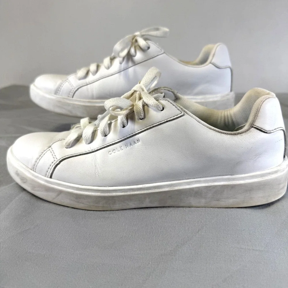 COLE HAAN Grand Crosscourt Daily Court Sneakers Women's Size 8.5 White